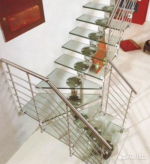 Лестница в стиле лофт