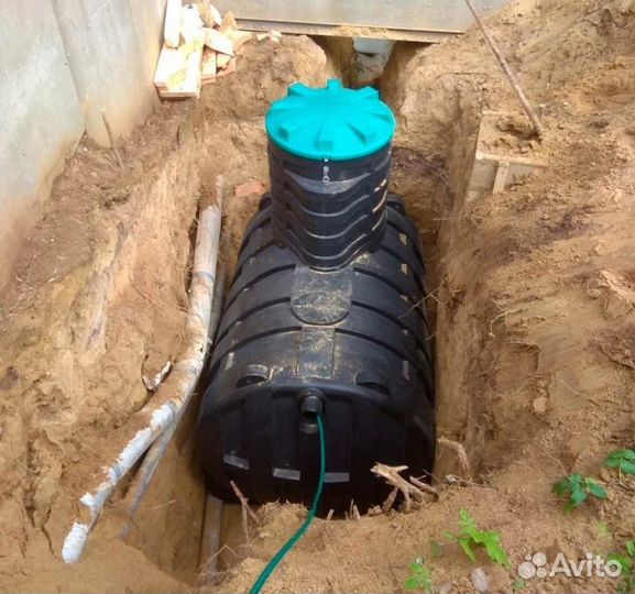 Монтаж септика для дома, дачи