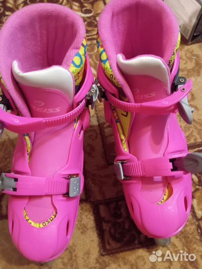 Роликовые коньки детские раздвижные