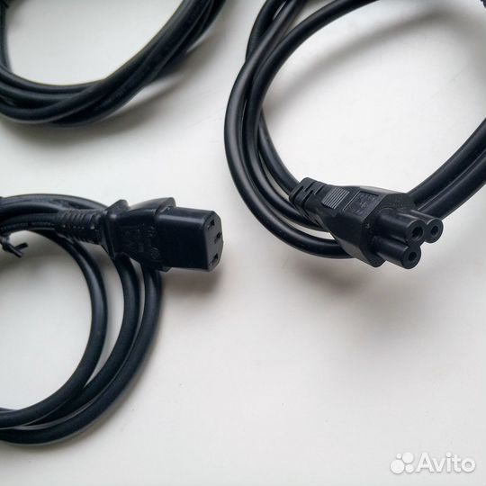 Кабели сетевые шнуры питания 2.5А 10А 2 пин 3 пин