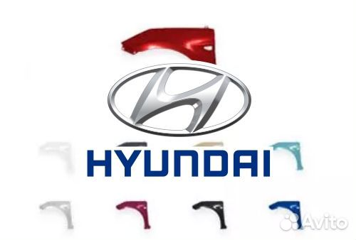 Дверь передняя в цвет Hyundai Solaris 1 2010-2017
