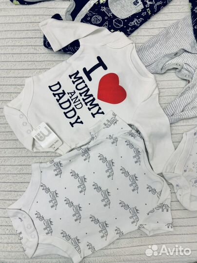 Фирменные вещи на малыша 0/12 мес