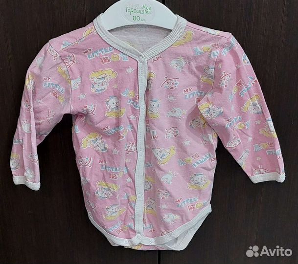 Вещи пакетом на девочку 74 80