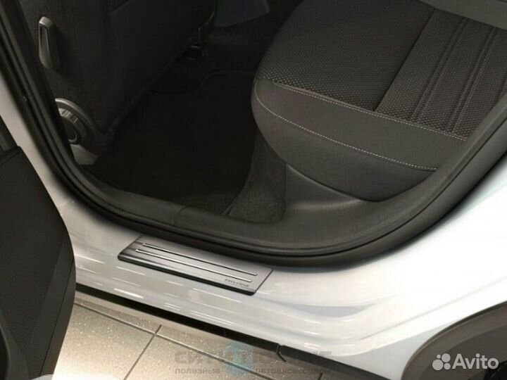 Накладки на пороги Citroen C4 Aircross 2012-2017