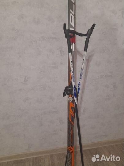 Лыжи с палками 150 см