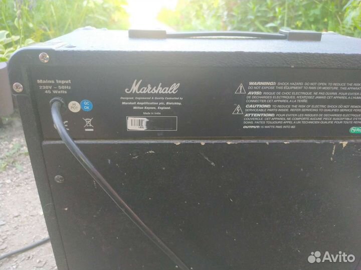 Комбоусилитель Marshall MC series 15CD
