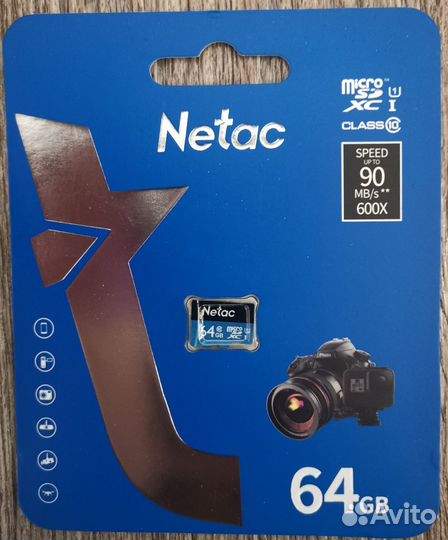 Карта памяти Microsd Netac