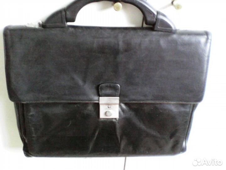 Канцелярский Портфель нат. кожа