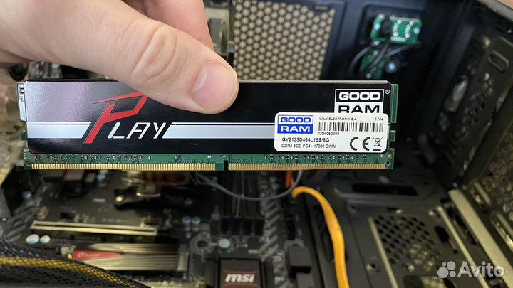 Готовый комплект на Ryzen 3600+ мат плата Msi