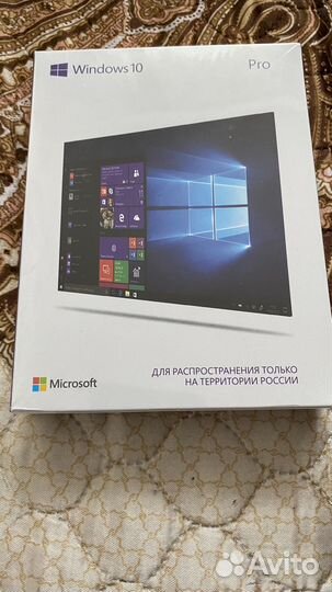 Microsoft Windows 10 Pro, 32/64 bit,BOX FPP Ru