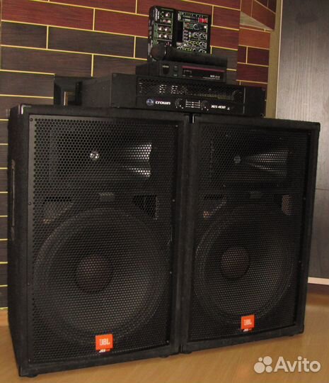 Колонки JBL 1000W D15Pro Усилитель Микшер Микрофон