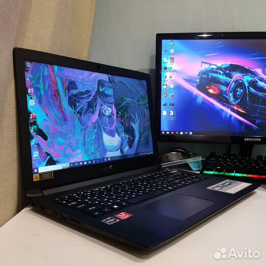 Ноутбук Acer SSD512 RAM12GB ryzen5 vega8