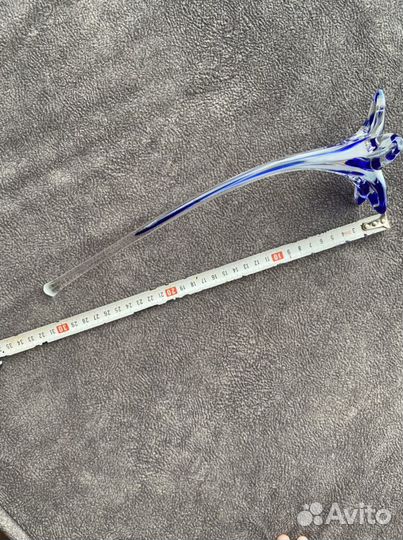 Лилия из цветного стекла СССР