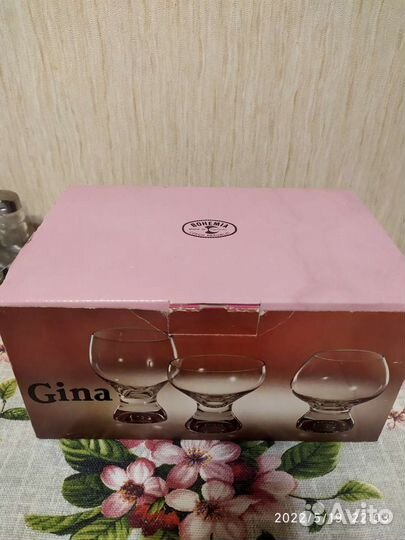 Бокалы Gina Bogemia и стопки IKEA