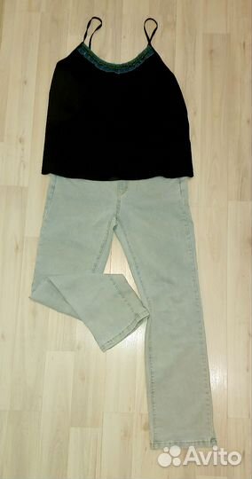 Джинсы для беременных 46, I love mum