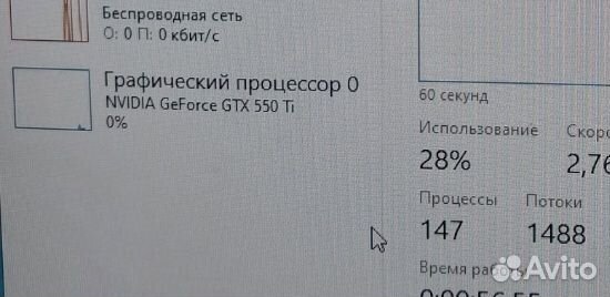 Видеокарта GTX 550 ti