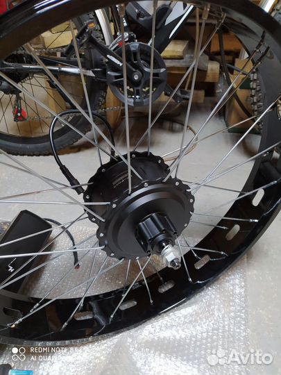 Электрокомплект 750вт для фэтбайка с батареей