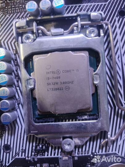 Материнская плата 1151+i5 7400