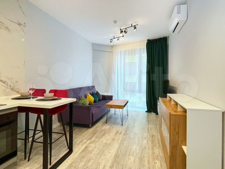 1-к. квартира, 38 м², 2 кровати