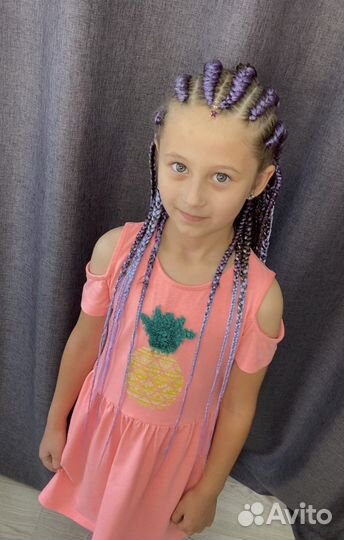 Косы с канекалоном и без