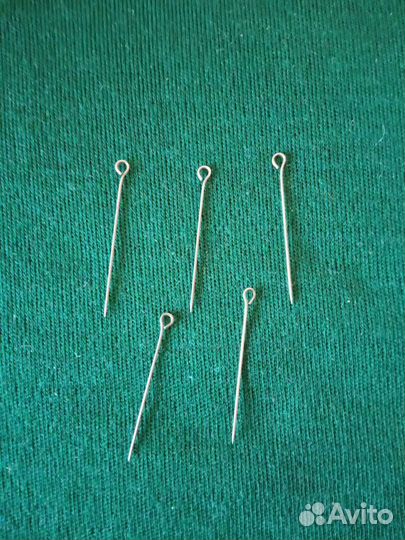 Булавка цельнометаллическая одностержннвая