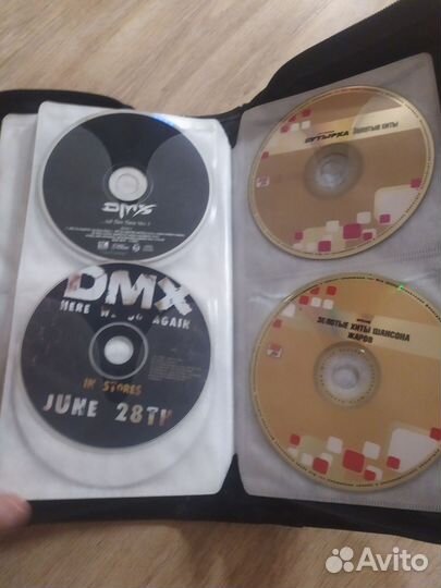 Сумка для cd дисков вместе с дисками