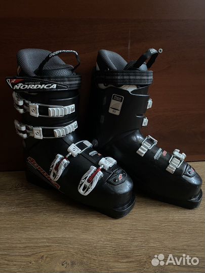 Лыжи Atomic race 130 + ботинки Nordica dobermann