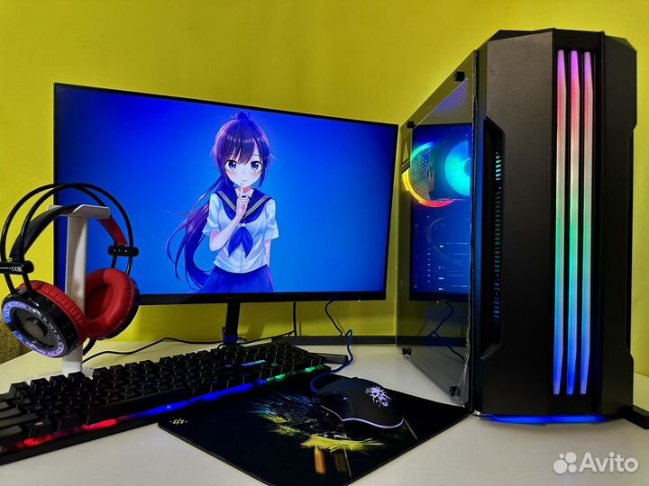 Компьютер i7 RTX4060+Монитор165гц+клава,мышь,наушн