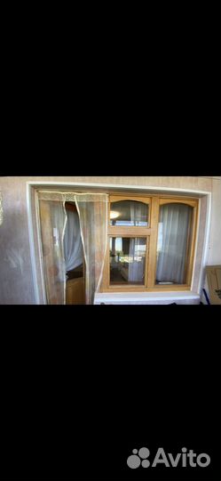 Деревянные окна с дверью со стеклопакетом бу