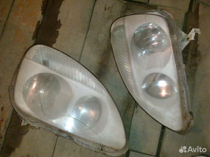 Фара передняя стекло пластик газель на запчасти бу