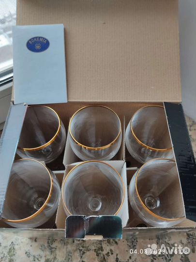 Фужер, богемское стекло, Чехия