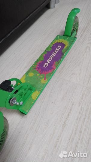 Самокат детский двухколесный бу