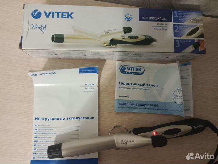 Плойка электрощипцы vitek VT 1348 SR