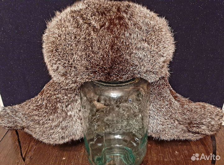 Шапка-ушанка кролик,Формовка из норки