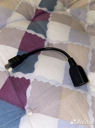 OTG кабель mini-usb - usb