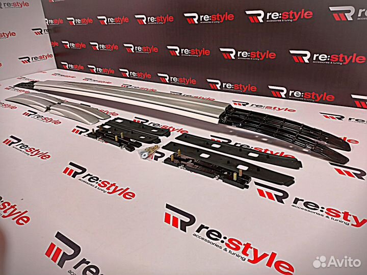 Рейлинги Mitsubishi Outlander с13г Серебро