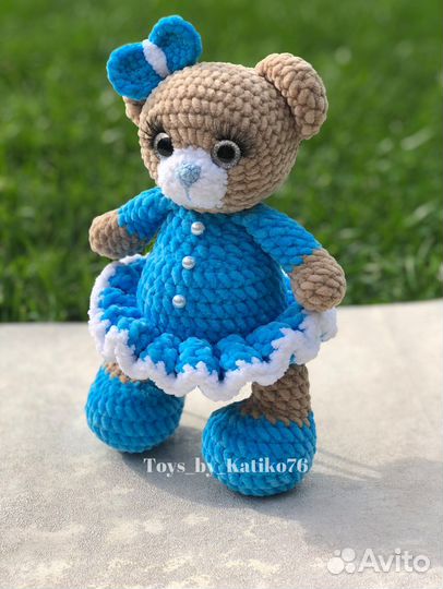 Новогодний подарок В наличии Вязаный мишка