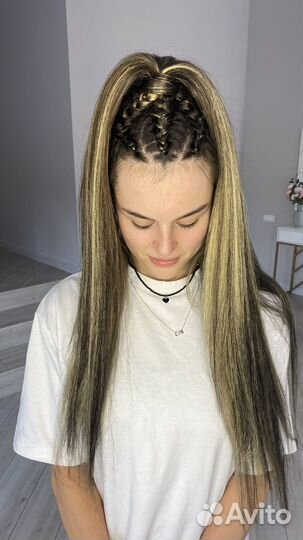 Плетение кос с канекалоном