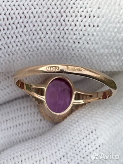 Золотое кольцо СССР 583 пробы 3,15гр 19,5размер