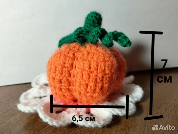 Вязаные тыквы ручной работы