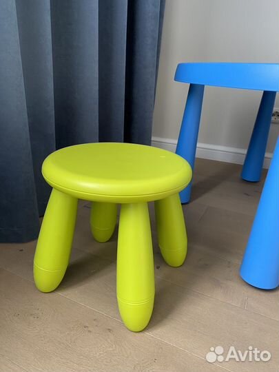 Детский стол и стуля IKEA маммут