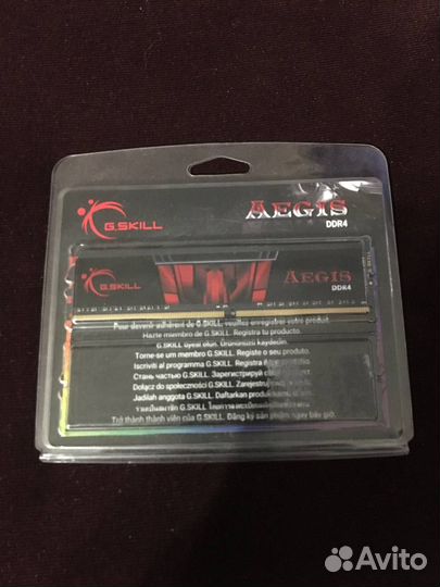 Оперативная память G.Skill aegis 8GB