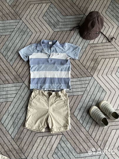 Пакет фирменных вещей на мальчика 86 92 лето H&M