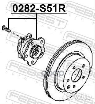 Ступица задняя в сборе infiniti EX/35/37/FX35/5