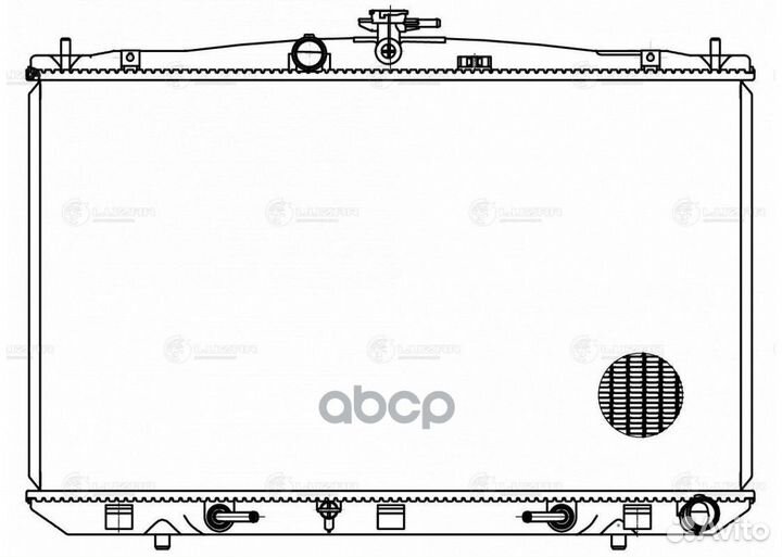 Радиатор охл. для а/м Lexus RX 270/350/450h (09