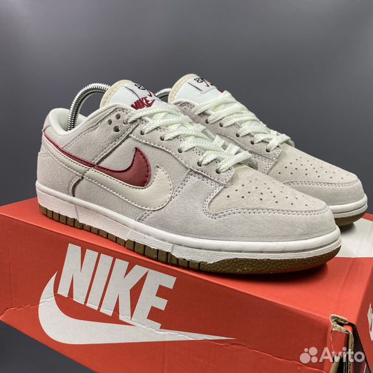 Кроссовки Dunk Low SE 85 Double Swoosh Sail Orange