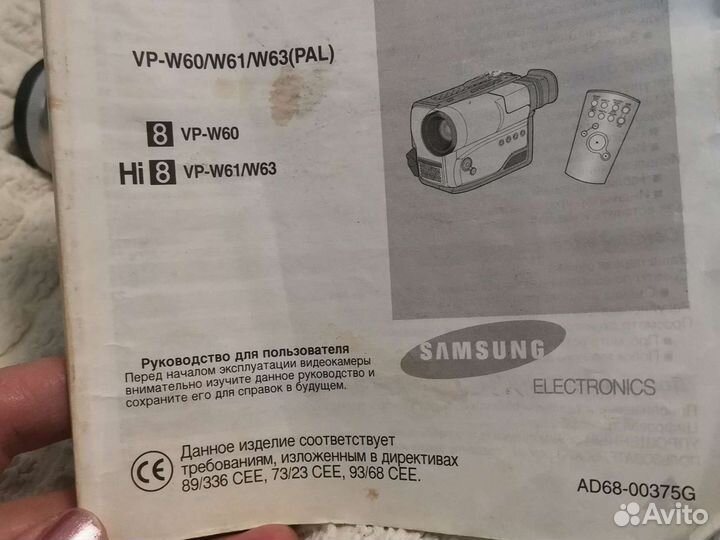 Видеокамера Samsung vp-w60