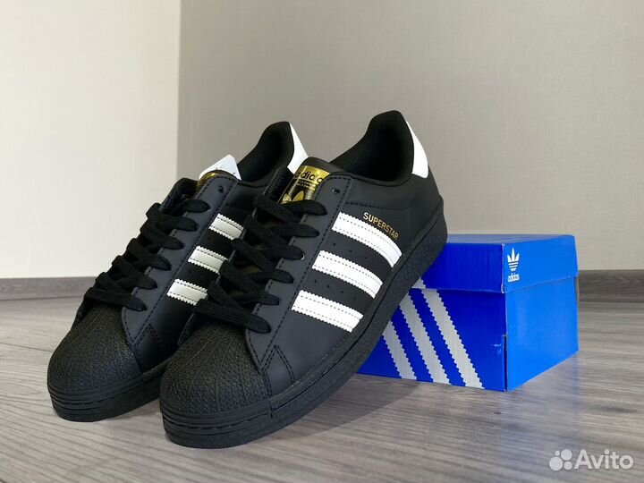 Adidas Superstar Black White