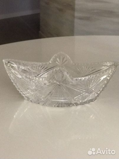 Конфетница из хрусталя