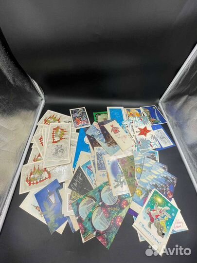 98 шт чистых советских открыток